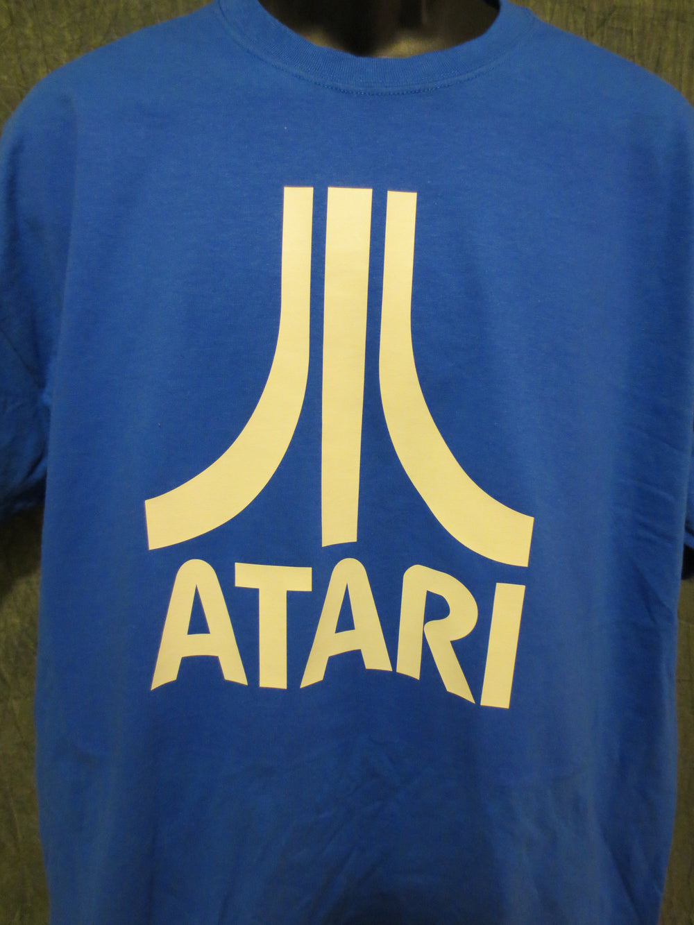 Atari Logo Tshirt: Blue With White Print - TshirtNow.net - 1