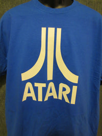 Thumbnail for Atari Logo Tshirt: Blue With White Print - TshirtNow.net - 1