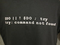 Thumbnail for Do or Do Not; There is no Try (Computer Code Yoda Expression of Speech) Tshirt: Black With White Print - TshirtNow.net - 10