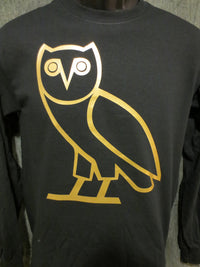 Thumbnail for Ovo Drake October's Very Own Ovoxo Owl Gang Longsleeve Black Tshirt - TshirtNow.net - 4
