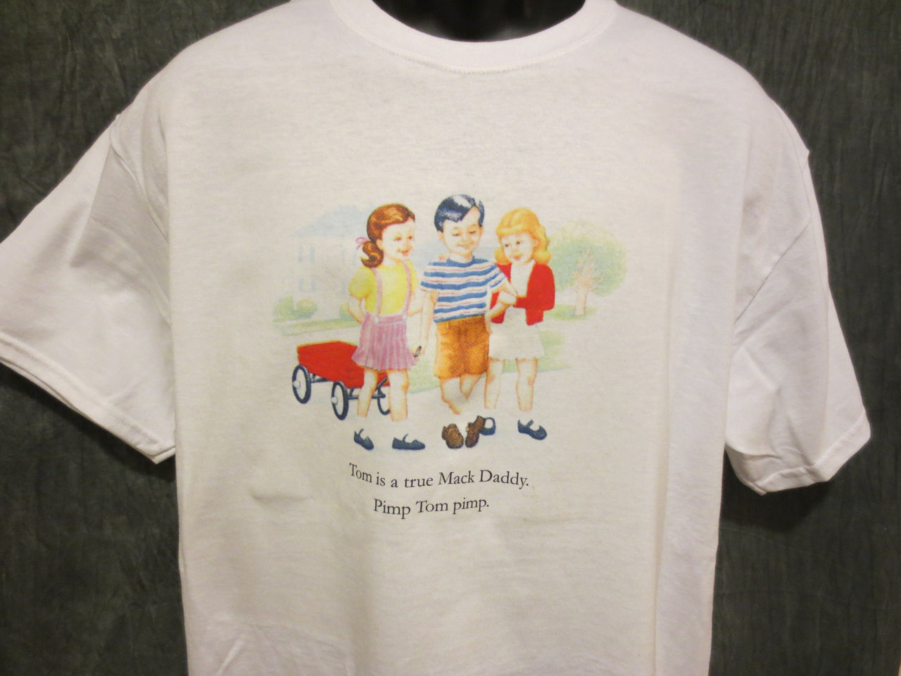 Childhood Tom is a True Mack Daddy Pimp Tom Pimp White Tshirt - TshirtNow.net - 3
