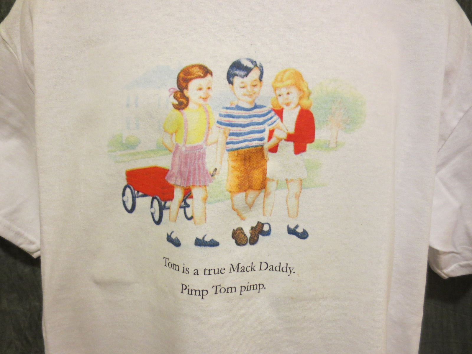 Childhood Tom is a True Mack Daddy Pimp Tom Pimp White Tshirt - TshirtNow.net - 6