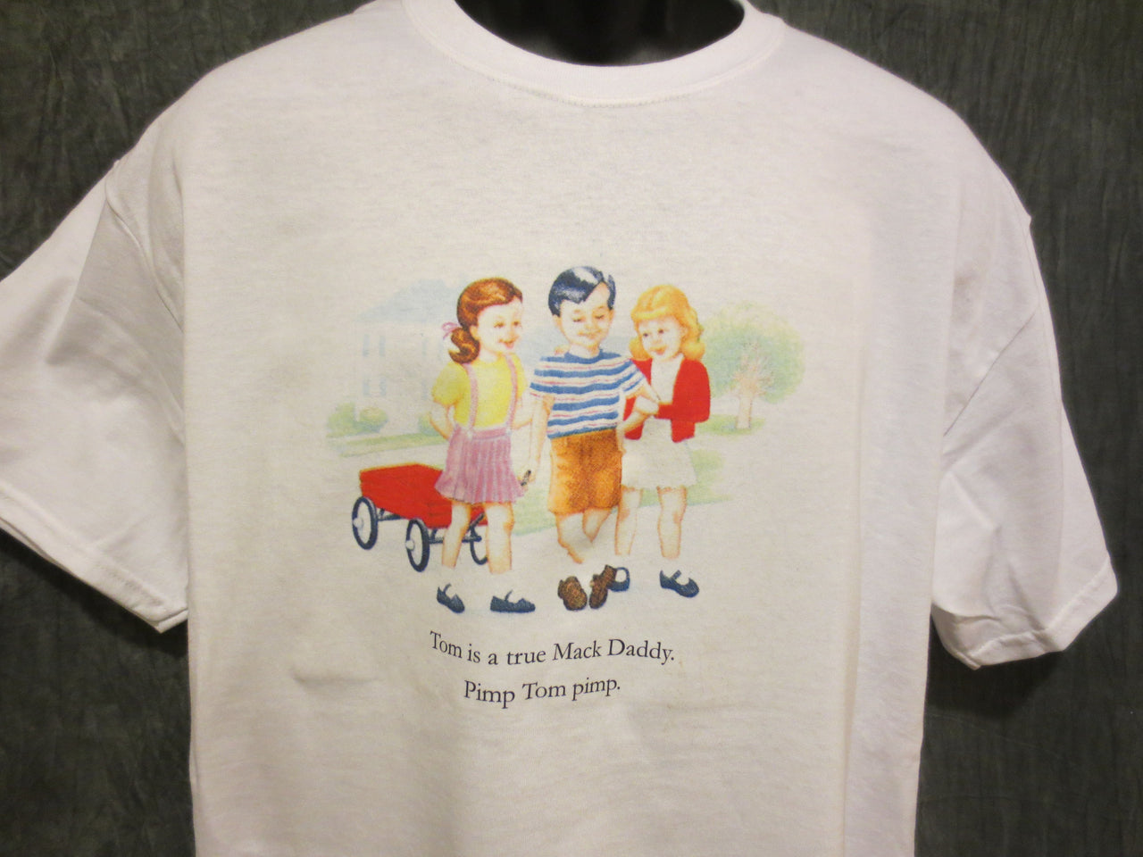 Childhood Tom is a True Mack Daddy Pimp Tom Pimp White Tshirt - TshirtNow.net - 4