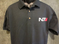 Thumbnail for Mass Effect N7 Logo Knit Polo - TshirtNow.net - 5