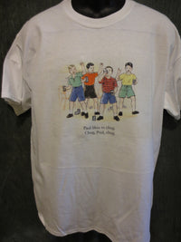 Thumbnail for Childhood Paul Likes To Chug. Chug, Paul, Chug. White Tshirt - TshirtNow.net - 2