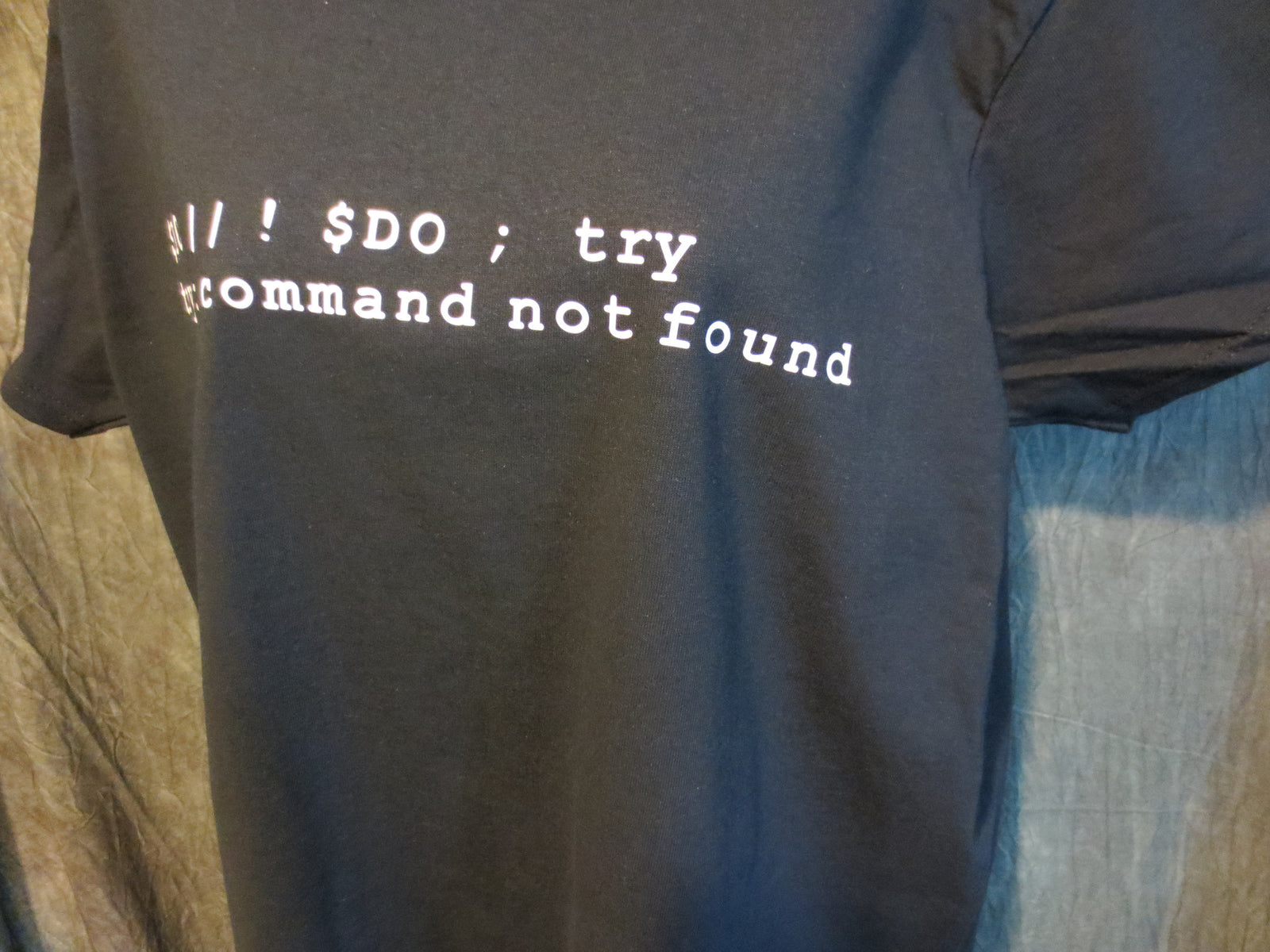 Do or Do Not; There is no Try (Computer Code Yoda Expression of Speech) Tshirt: Black With White Print - TshirtNow.net - 11