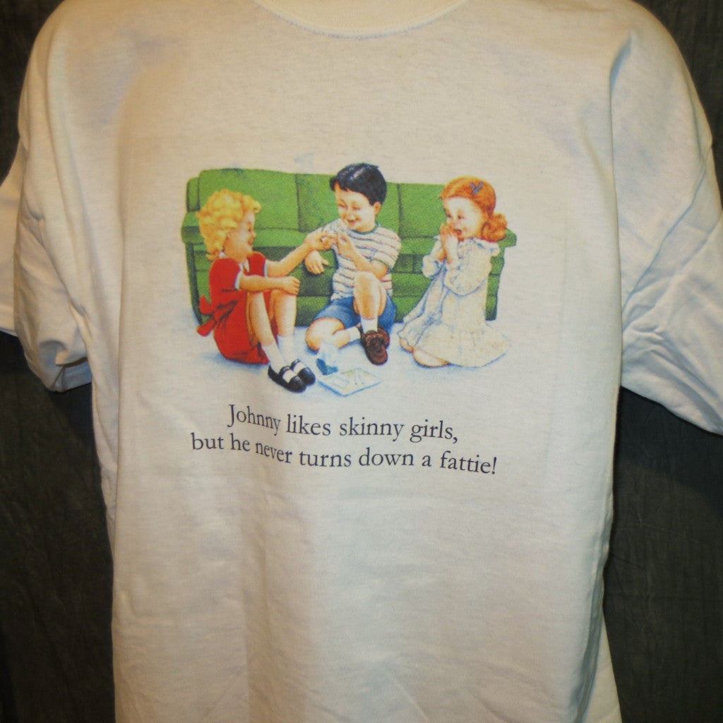 Childhood Johnny Likes Skinny Girls Tshirt - TshirtNow.net - 9