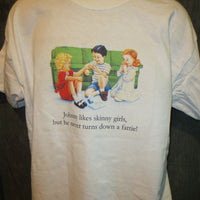 Thumbnail for Childhood Johnny Likes Skinny Girls Tshirt - TshirtNow.net - 9