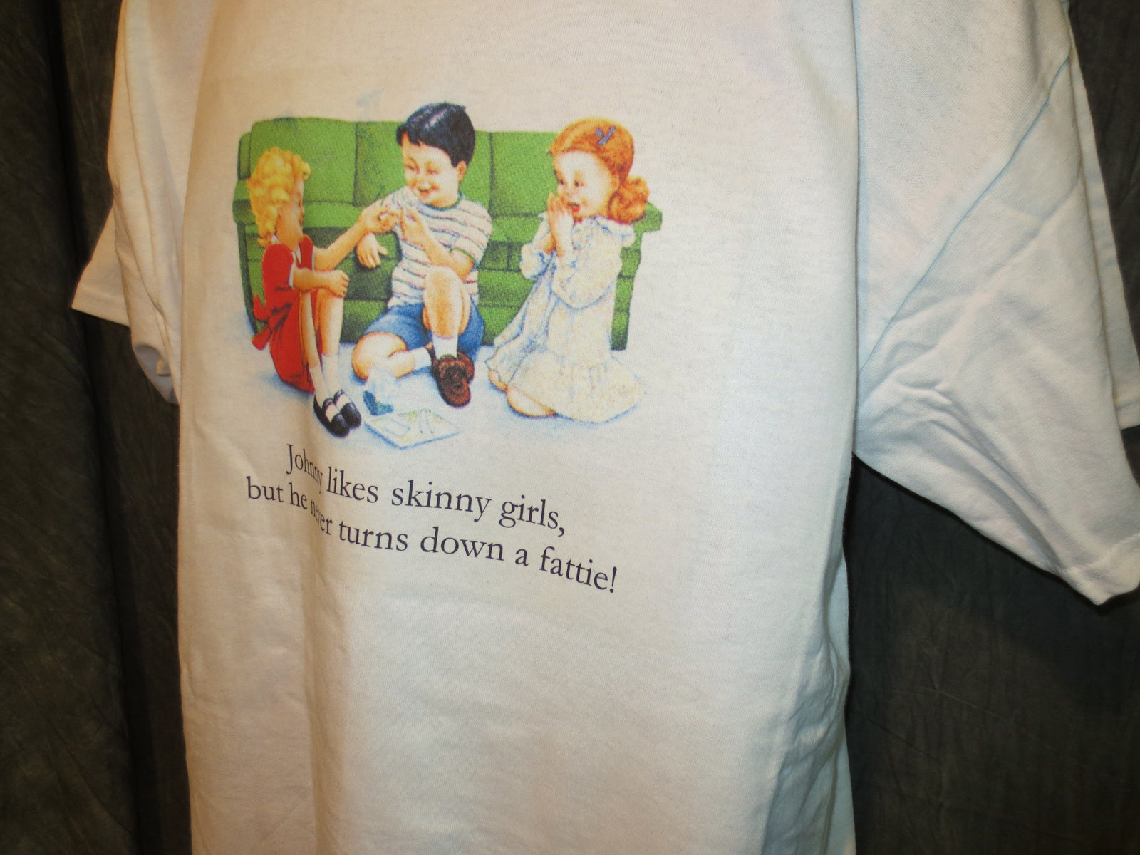 Childhood Johnny Likes Skinny Girls Tshirt - TshirtNow.net - 5