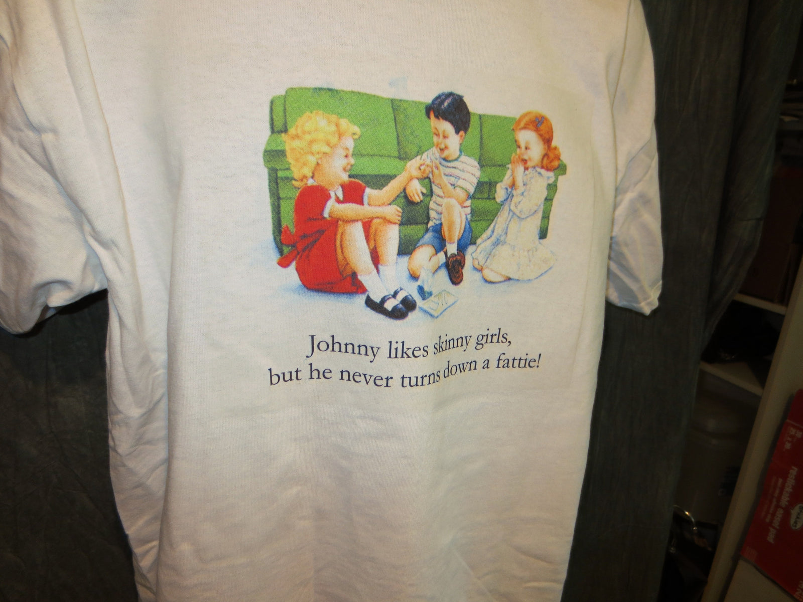 Childhood Johnny Likes Skinny Girls Tshirt - TshirtNow.net - 6