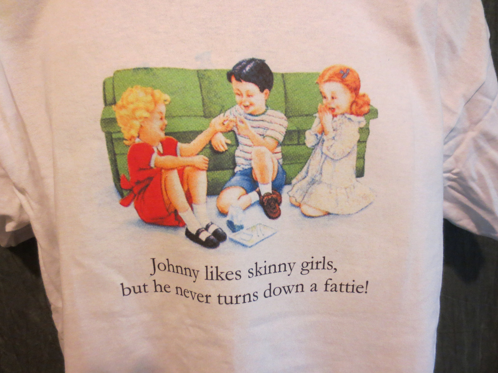 Childhood Johnny Likes Skinny Girls Tshirt - TshirtNow.net - 8