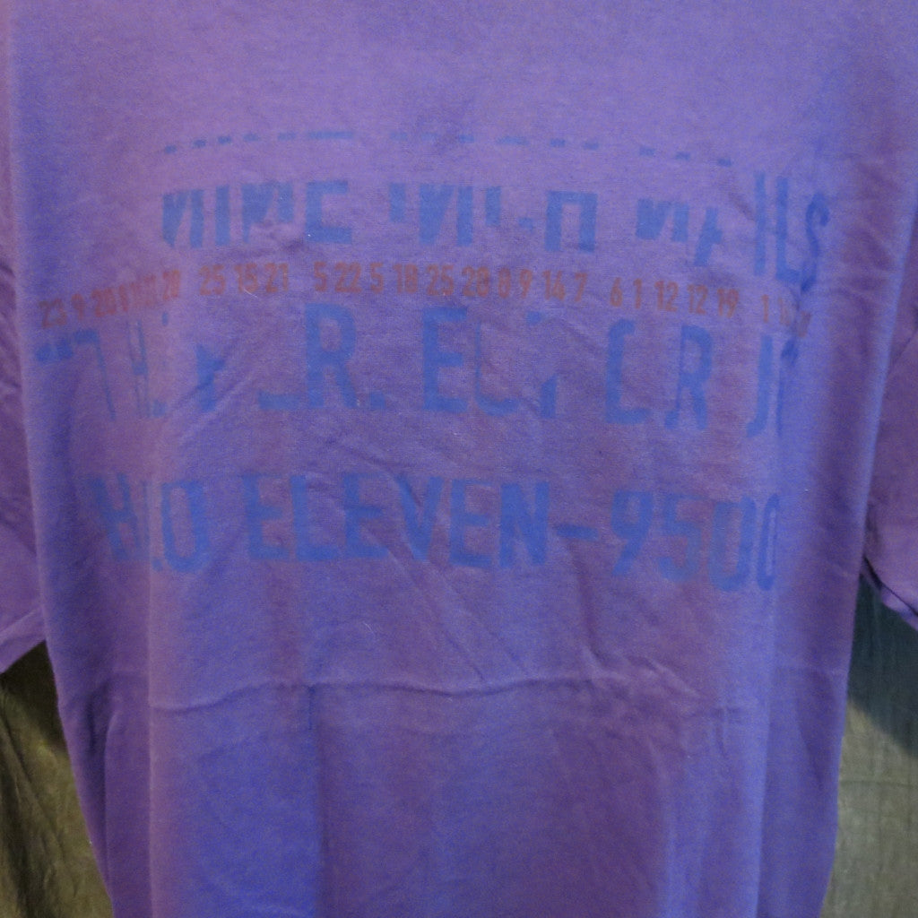 Nine Inch Nails Tour Adult Purple Size L Large Tshirt - TshirtNow.net - 6