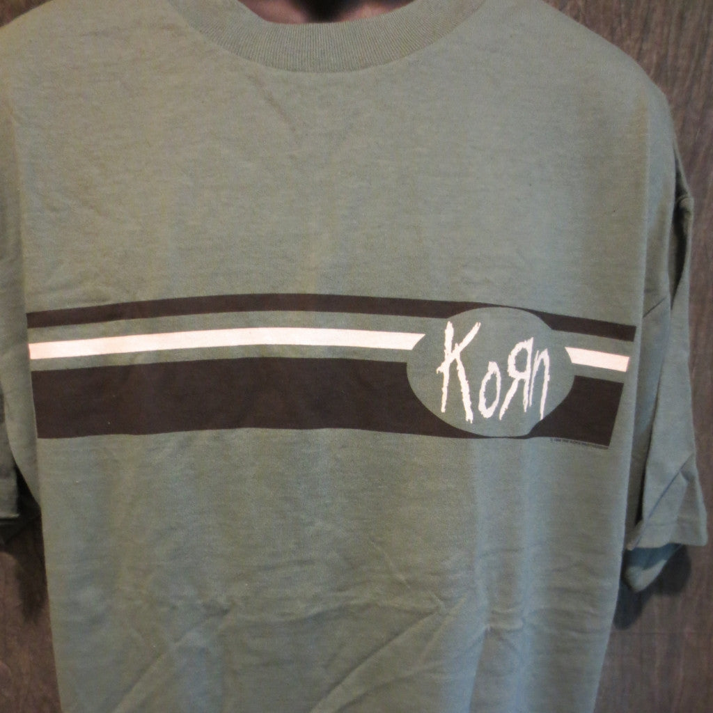 Korn Spruce Stripe Tshirt Size XL - TshirtNow.net - 2