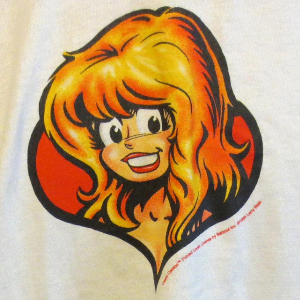 Cherry in Heart Adult White Size XL Tshirt - TshirtNow.net - 4