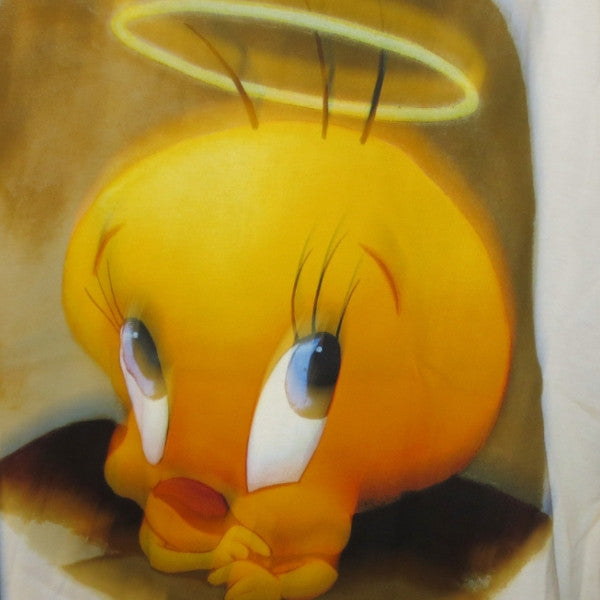 Tweety Angel Adult White Size L Large Tshirt - TshirtNow.net - 4