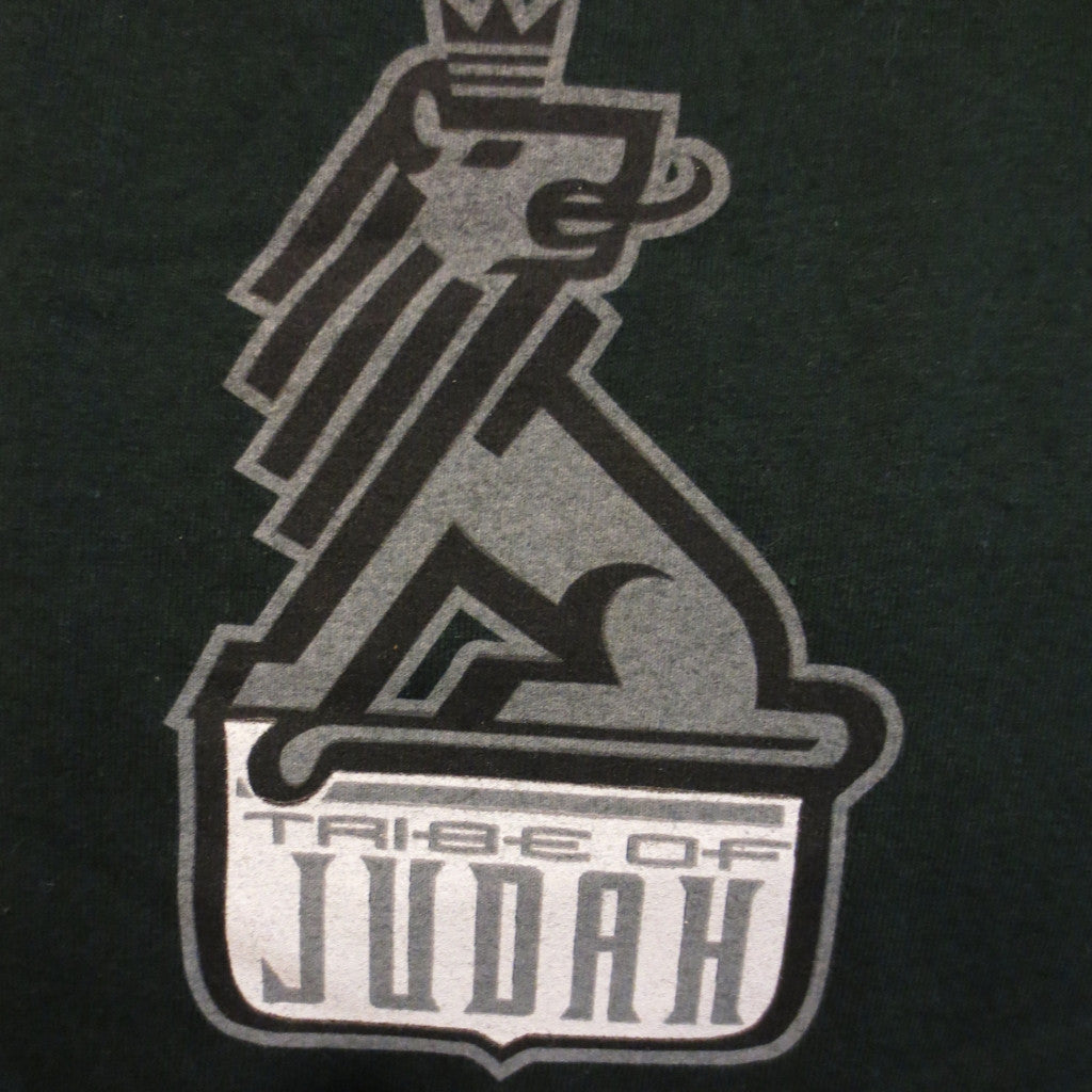 Reggae Tribe of Judah Lion Green Tshirt Size L - TshirtNow.net - 7