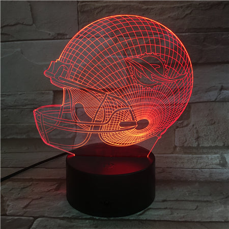 NFL MIAMI DOLPHINS 3D LED LIGHT LAMP