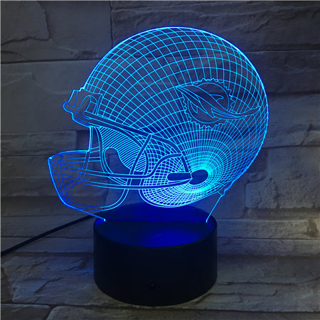 NFL MIAMI DOLPHINS 3D LED LIGHT LAMP