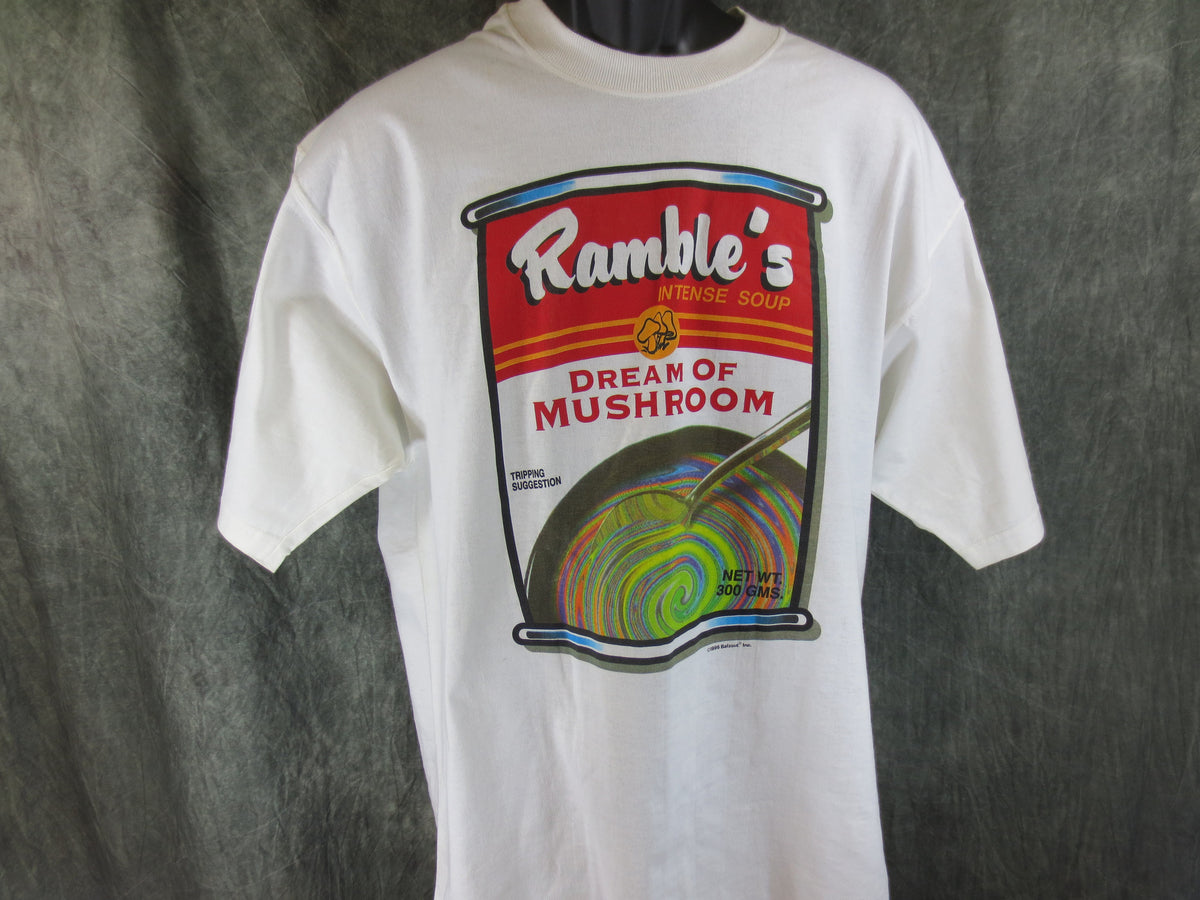 Ramble's Dream of Mushroom Adult White Size L Large Tshirt - TshirtNow.net - 3