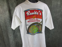 Thumbnail for Ramble's Dream of Mushroom Adult White Size L Large Tshirt - TshirtNow.net - 3