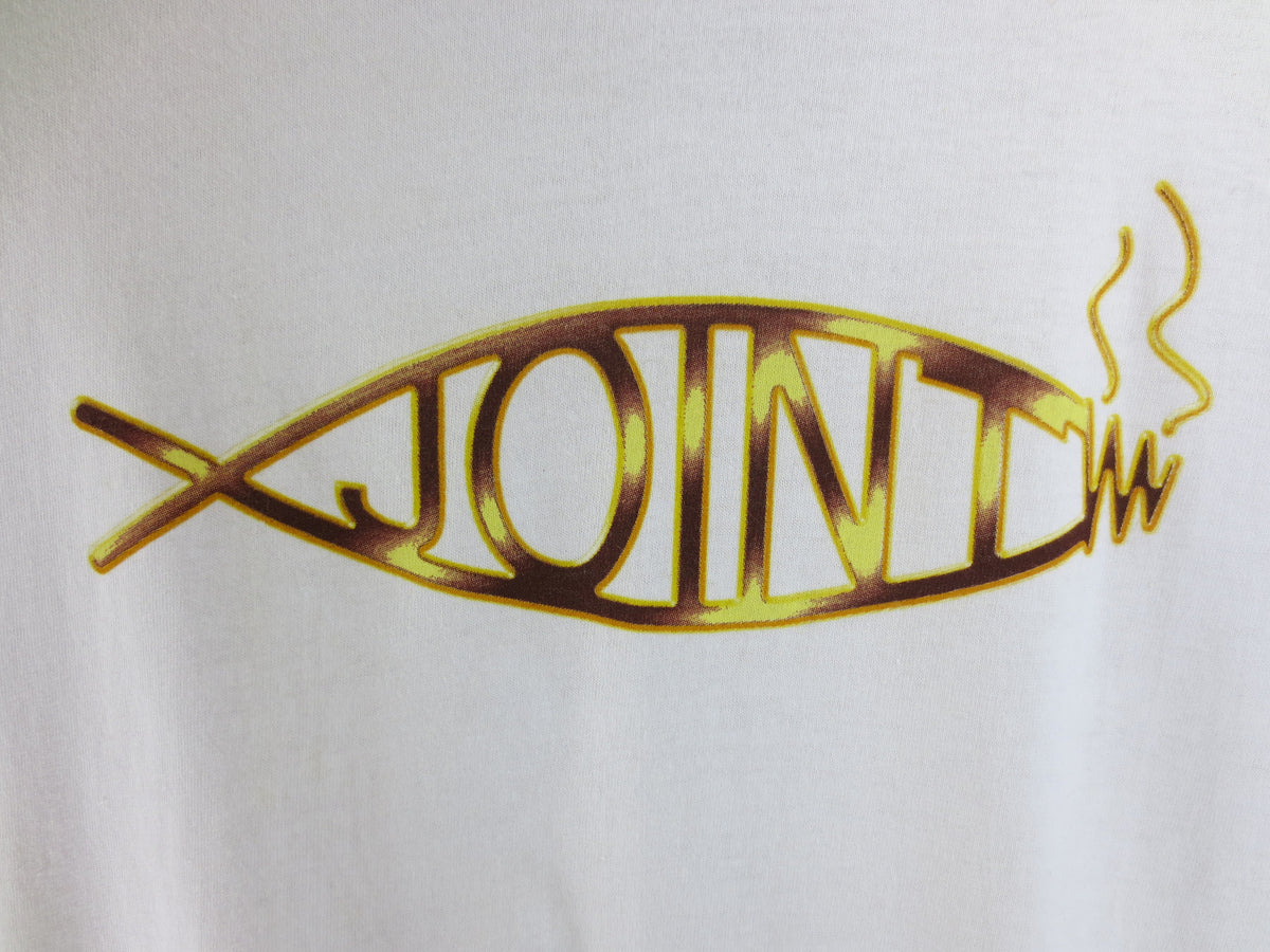 Darwin Joint Spoof Logo White Tshirt Size L - TshirtNow.net - 3