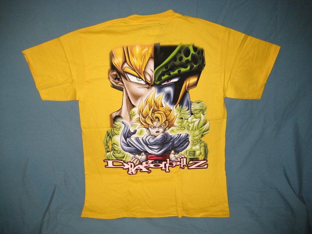 Dragonball-z Yellow Tshirt Size M - TshirtNow.net - 2