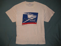 Thumbnail for Postal Spoof Logo White Tshirt Size L - TshirtNow.net