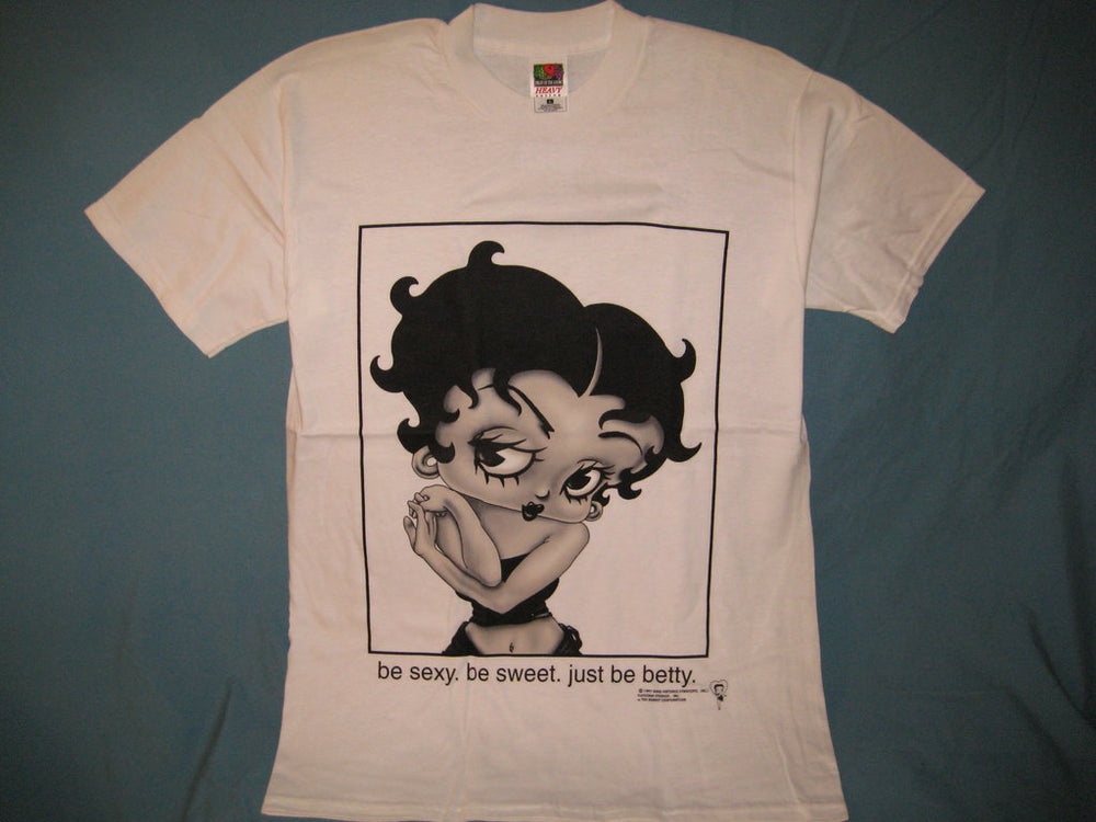 Betty Boop Be Sexy Just Be Betty White Tshirt Size L - TshirtNow.net