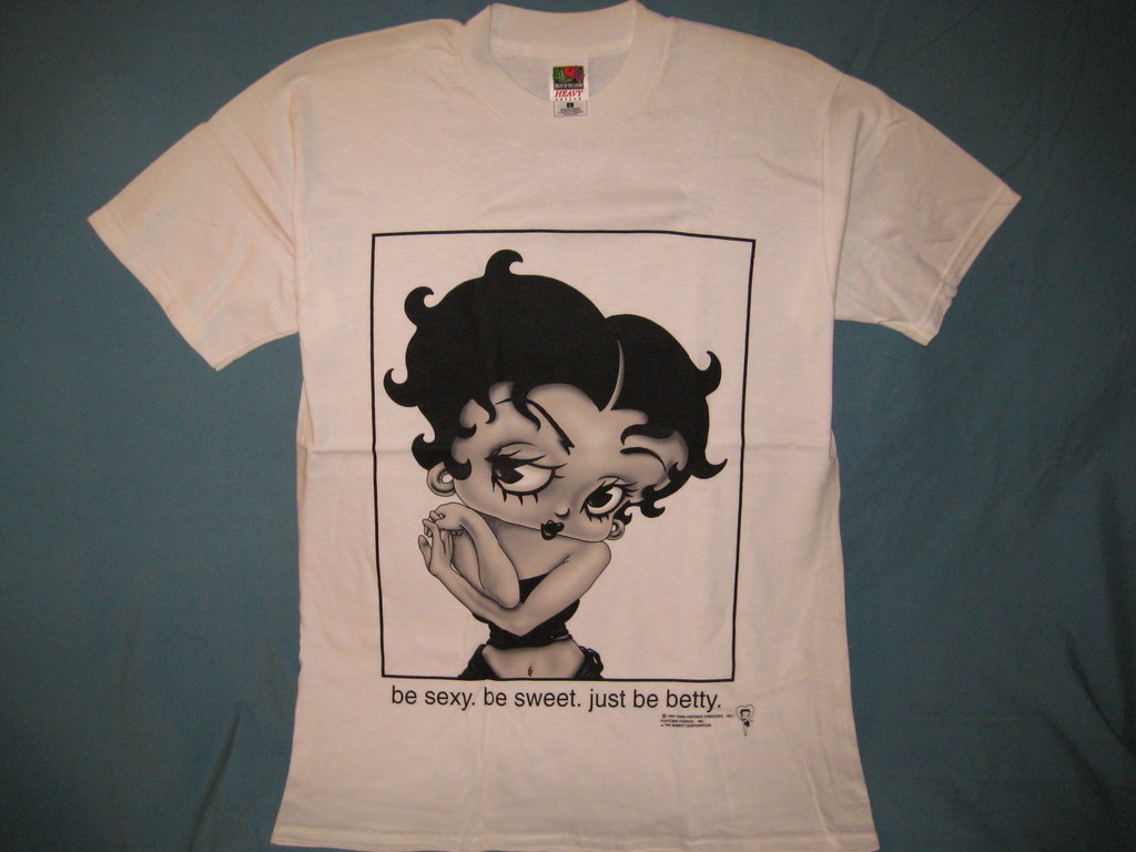 Betty Boop Be Sexy Just Be Betty White Tshirt Size L - TshirtNow.net