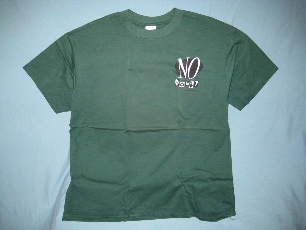 No Doubt Adult Green Size XL Extra Large Tshirt - TshirtNow.net - 1