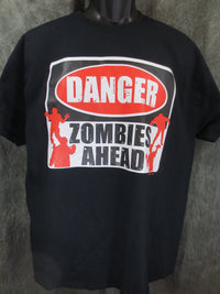Thumbnail for Danger Zombies Ahead Tshirt - TshirtNow.net - 4