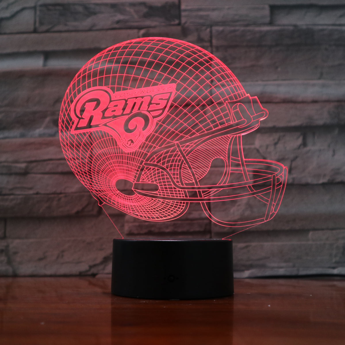 NFL LOS ANGELES RAMS 3D LED LIGHT LAMP