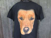 Thumbnail for Golden Retriever Face Tshirt Black Tshirt - TshirtNow.net - 4