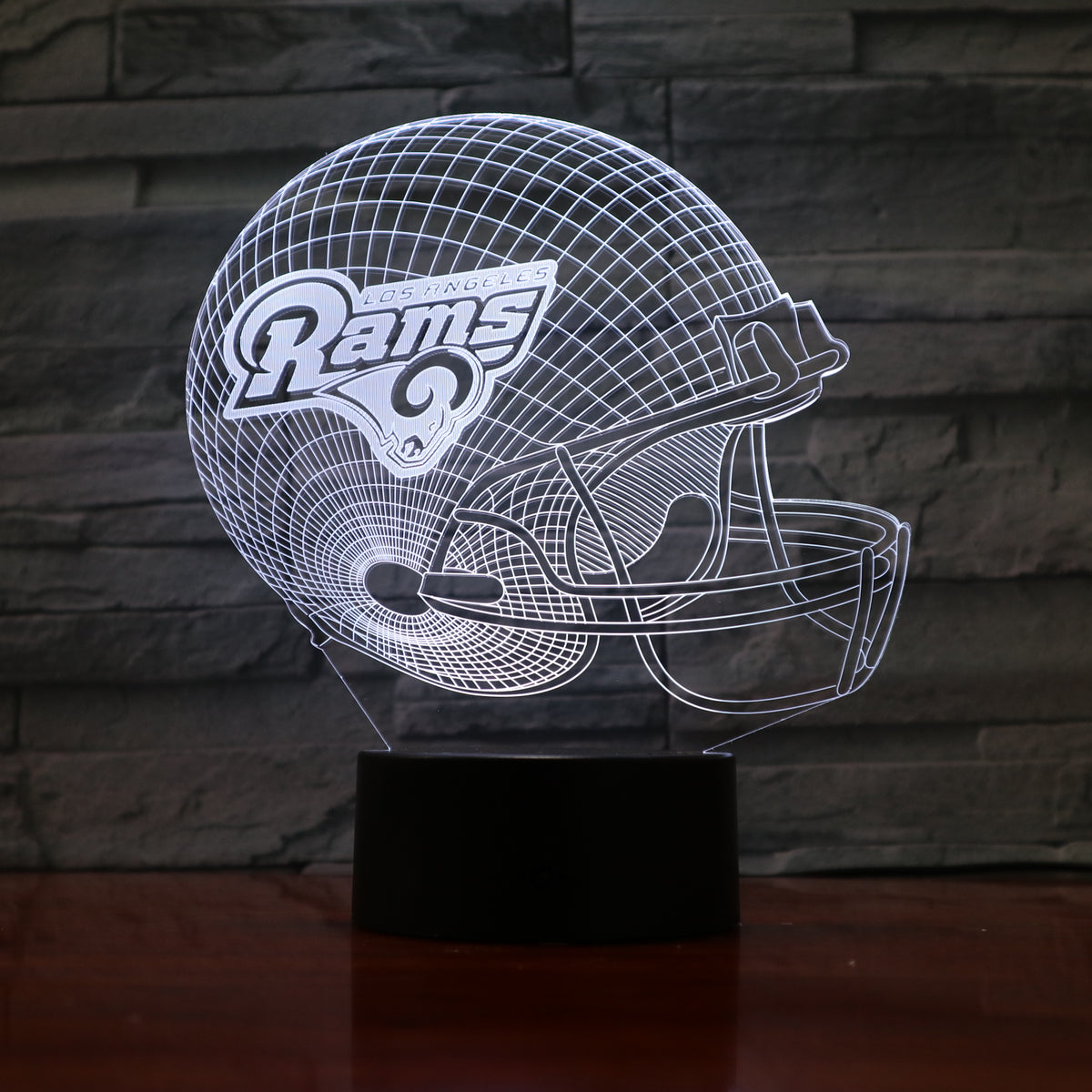 NFL LOS ANGELES RAMS 3D LED LIGHT LAMP