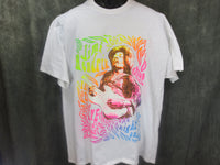 Thumbnail for Jimi Hendrix Neon One Night White tshirt - TshirtNow.net - 1