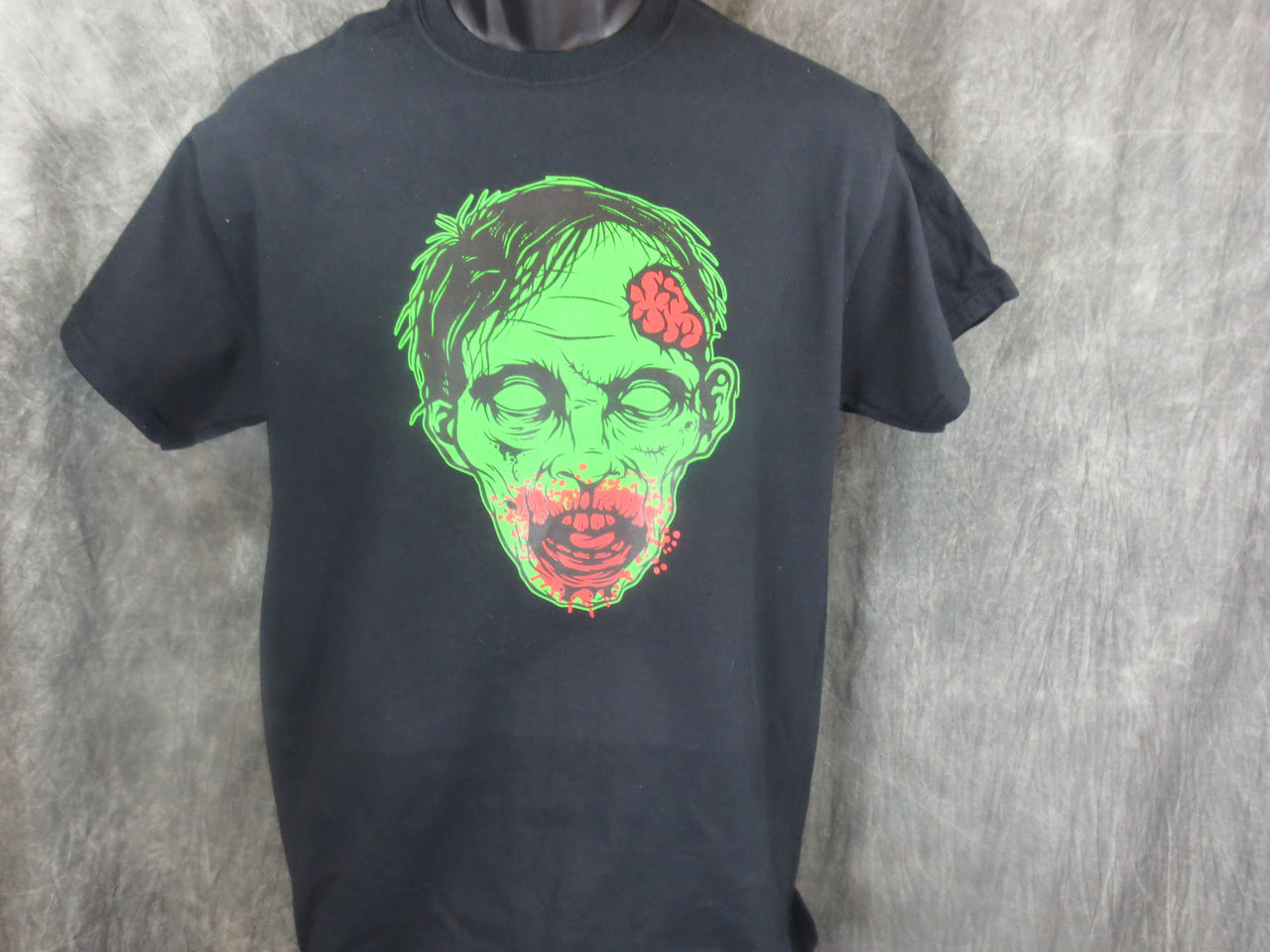 Zombie Face tshirt black tshirt - TshirtNow.net - 2
