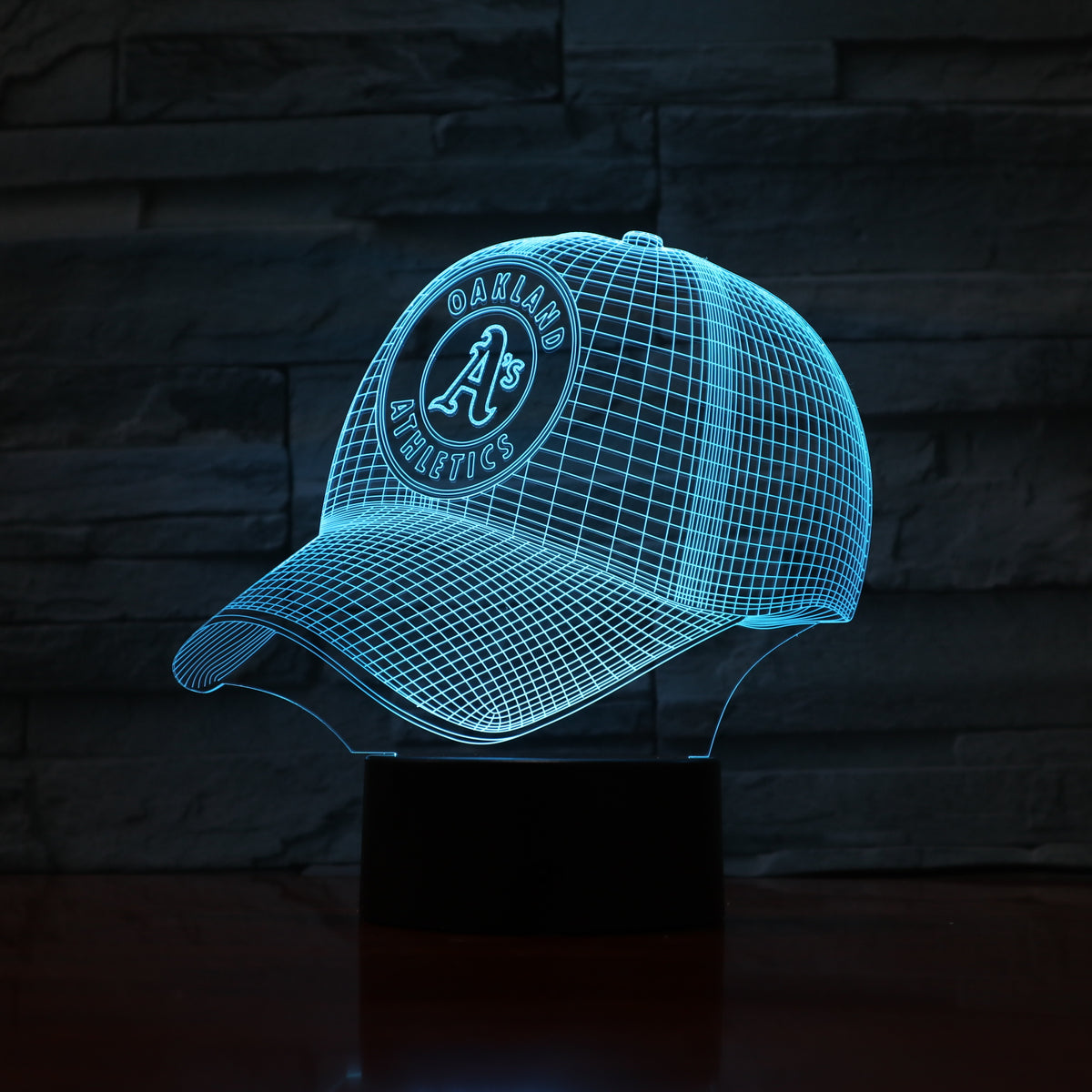 MLB OAKLAND ATHLETICS 3D LED LIGHT LAMP