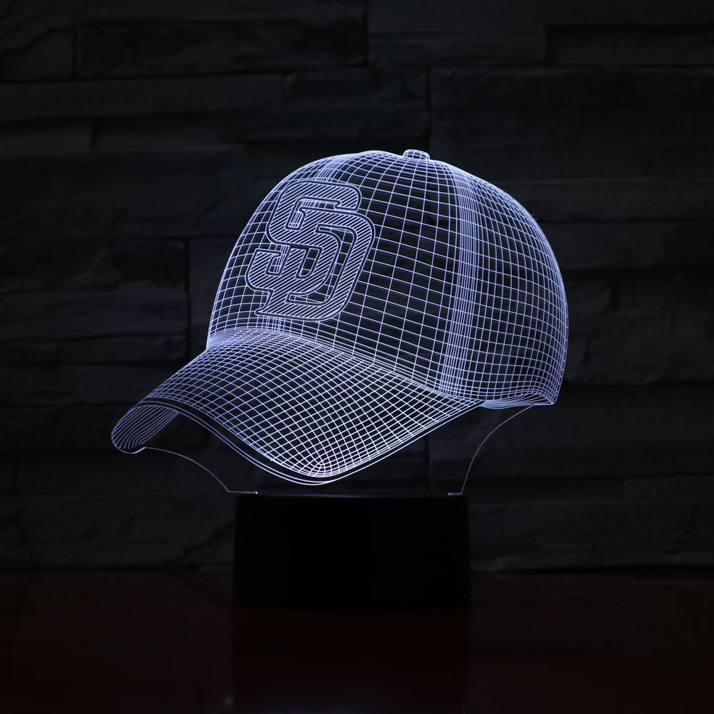 MLB SAN DIEGO PADRES 3D LED LIGHT LAMP