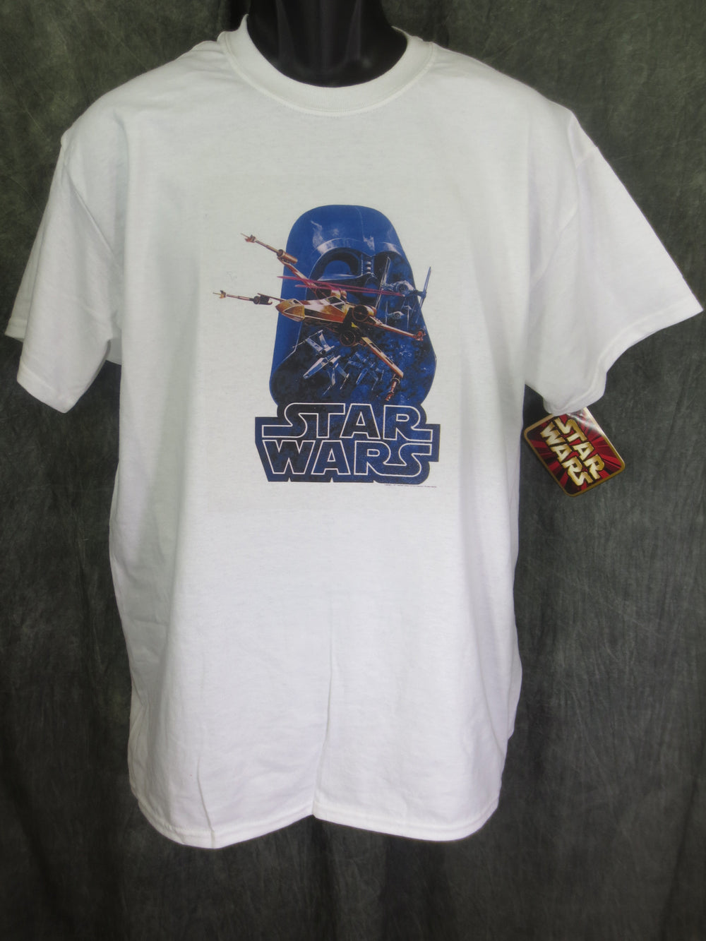 Star Wars Space Battle Vader Mask Retro Tshirt - TshirtNow.net - 1