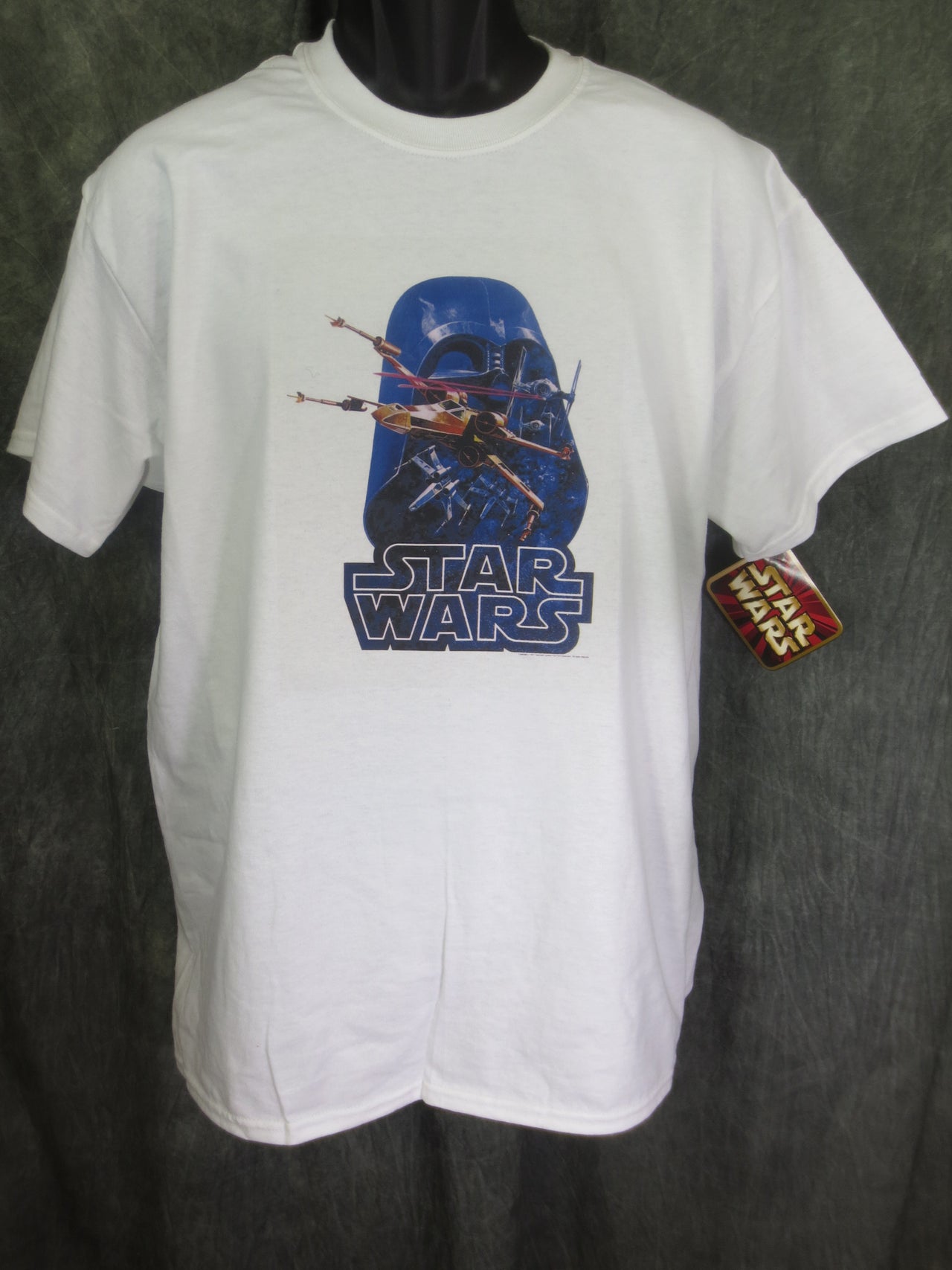 Star Wars Space Battle Vader Mask Retro Tshirt - TshirtNow.net - 1