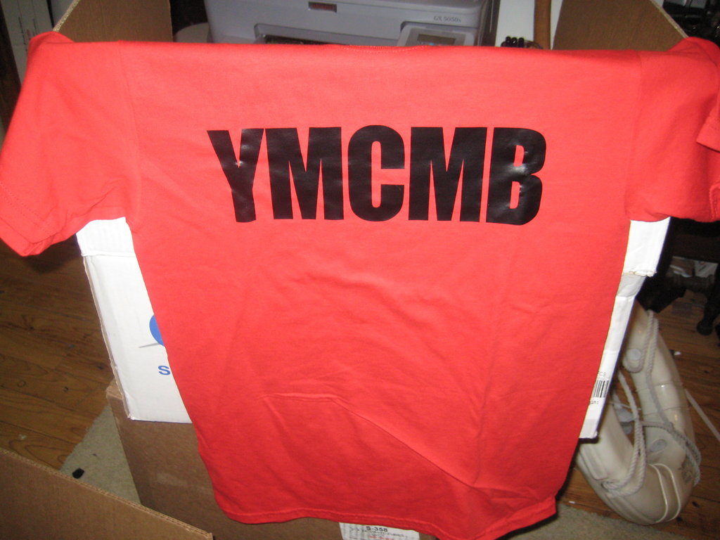 Ymcmb Tshirt: Red With Black Print - TshirtNow.net - 4