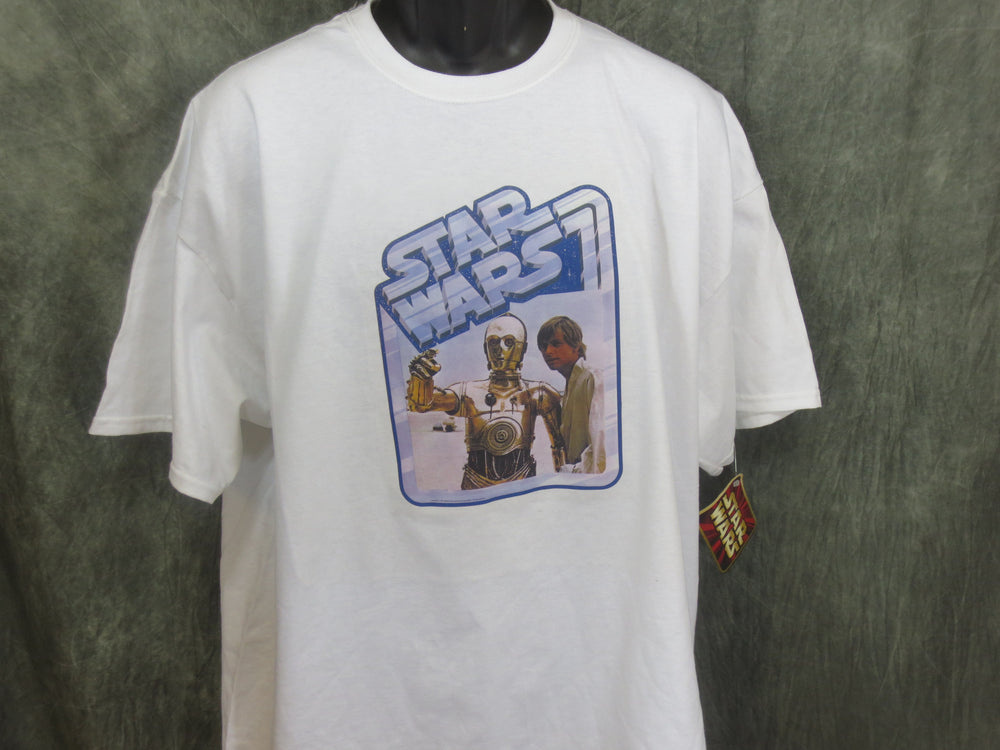 Star Wars Luke and C3PO Retro Tshirt - TshirtNow.net - 1