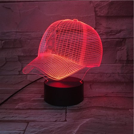 MLB LOS ANGELES ANGELS OF ANAHEIM 3D LED LIGHT LAMP