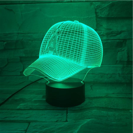 MLB LOS ANGELES ANGELS OF ANAHEIM 3D LED LIGHT LAMP