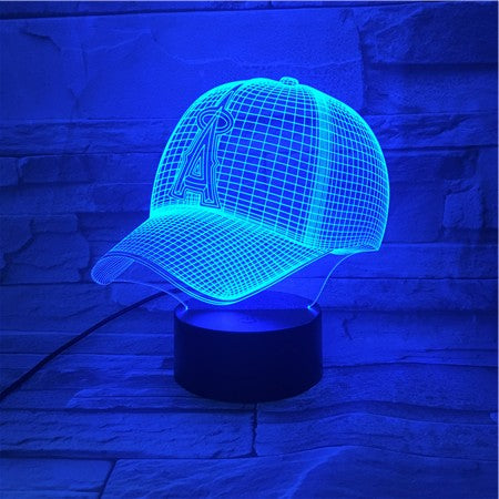 MLB LOS ANGELES ANGELS OF ANAHEIM 3D LED LIGHT LAMP