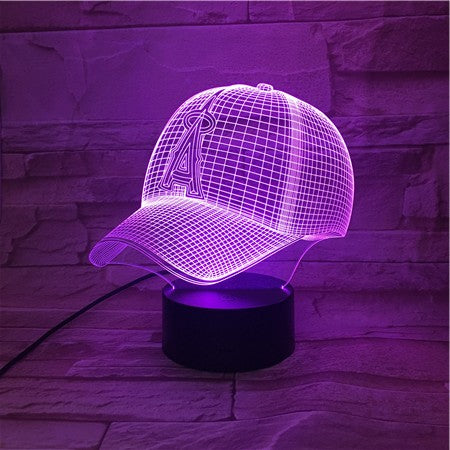 MLB LOS ANGELES ANGELS OF ANAHEIM 3D LED LIGHT LAMP