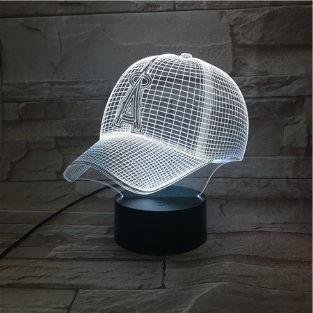 MLB LOS ANGELES ANGELS OF ANAHEIM 3D LED LIGHT LAMP