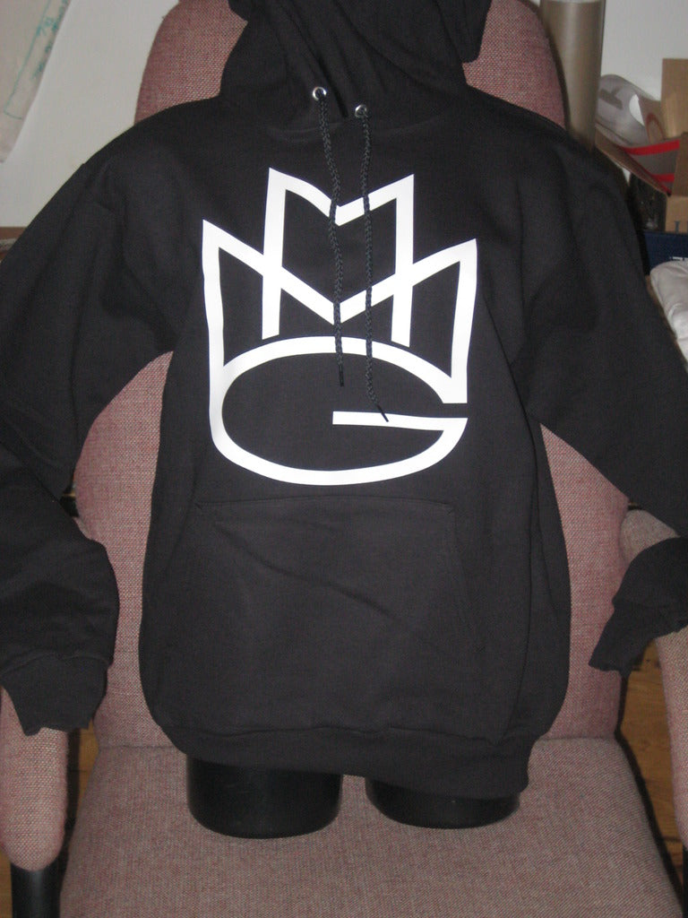 Maybach Music Hoodie:Black with White Print - TshirtNow.net - 2