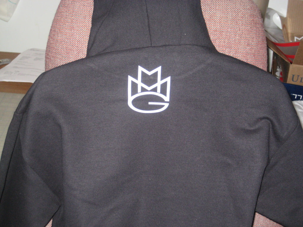 Maybach Music Hoodie:Black with White Print - TshirtNow.net - 3