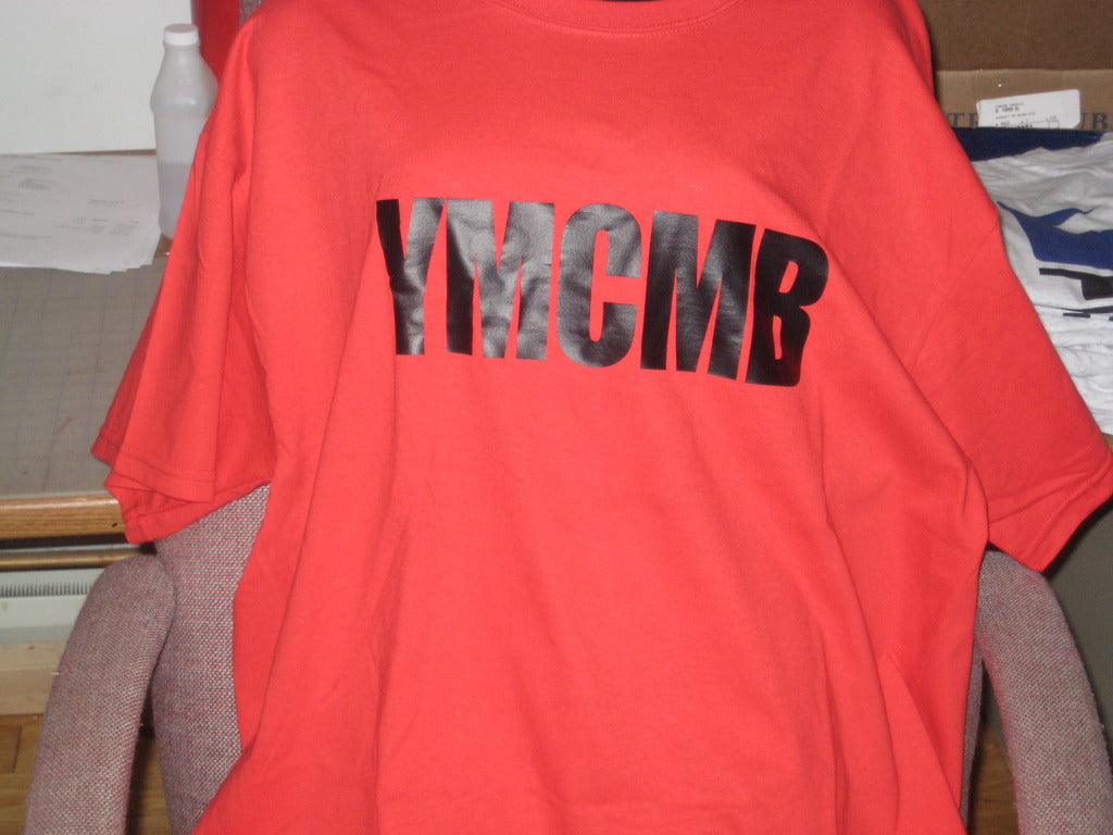 Ymcmb Tshirt: Red With Black Print - TshirtNow.net - 9